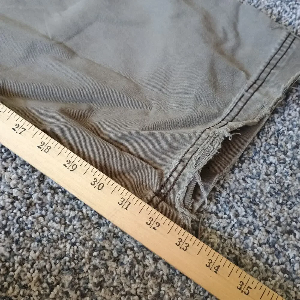 Levi's Vintage Y2K Baggy Loose Straight Cargo Pants Trousers Grunge Cyber 32x32